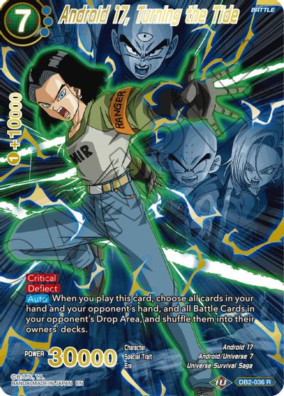 Android 17, Turning the Tide (Alternate Art) [DB2-036_R] | Sanctuary Gaming