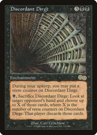 Discordant Dirge [Urza's Saga] | Sanctuary Gaming