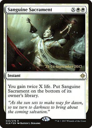 Sanguine Sacrament [Ixalan Promos] | Sanctuary Gaming