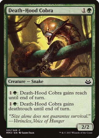 Death-Hood Cobra [Modern Masters 2017] | Sanctuary Gaming