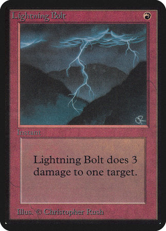 Lightning Bolt [Limited Edition Alpha] | Sanctuary Gaming