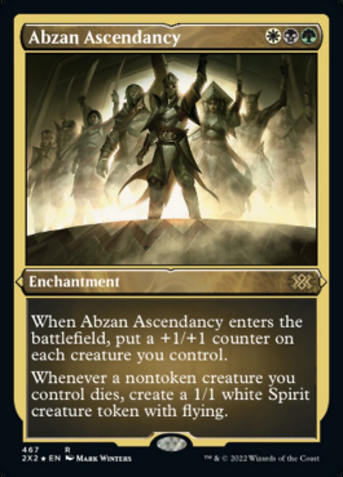 Abzan Ascendancy (Foil Etched) [Double Masters 2022] | Sanctuary Gaming