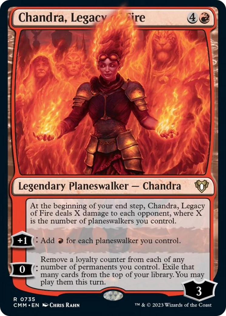 Chandra, Legacy of Fire [Commander Masters] | Sanctuary Gaming