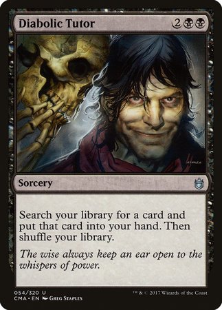 Diabolic Tutor [Commander Anthology] | Sanctuary Gaming