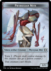 Phyrexian Mite // Phyrexian Insect Double-Sided Token [Phyrexia: All Will Be One Commander Tokens] | Sanctuary Gaming