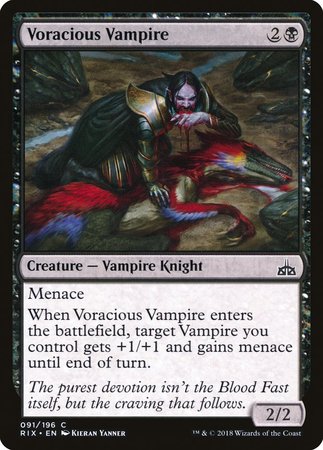 Voracious Vampire [Rivals of Ixalan] | Sanctuary Gaming