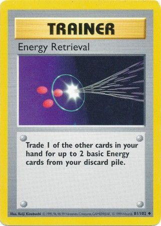 Energy Retrieval (81/102) [Base Set Shadowless Unlimited] | Sanctuary Gaming