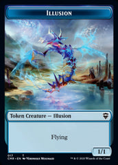 Illusion // Saproling Token [Commander Legends Tokens] | Sanctuary Gaming