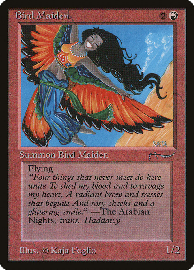 Bird Maiden (Dark Mana Cost) [Arabian Nights] | Sanctuary Gaming