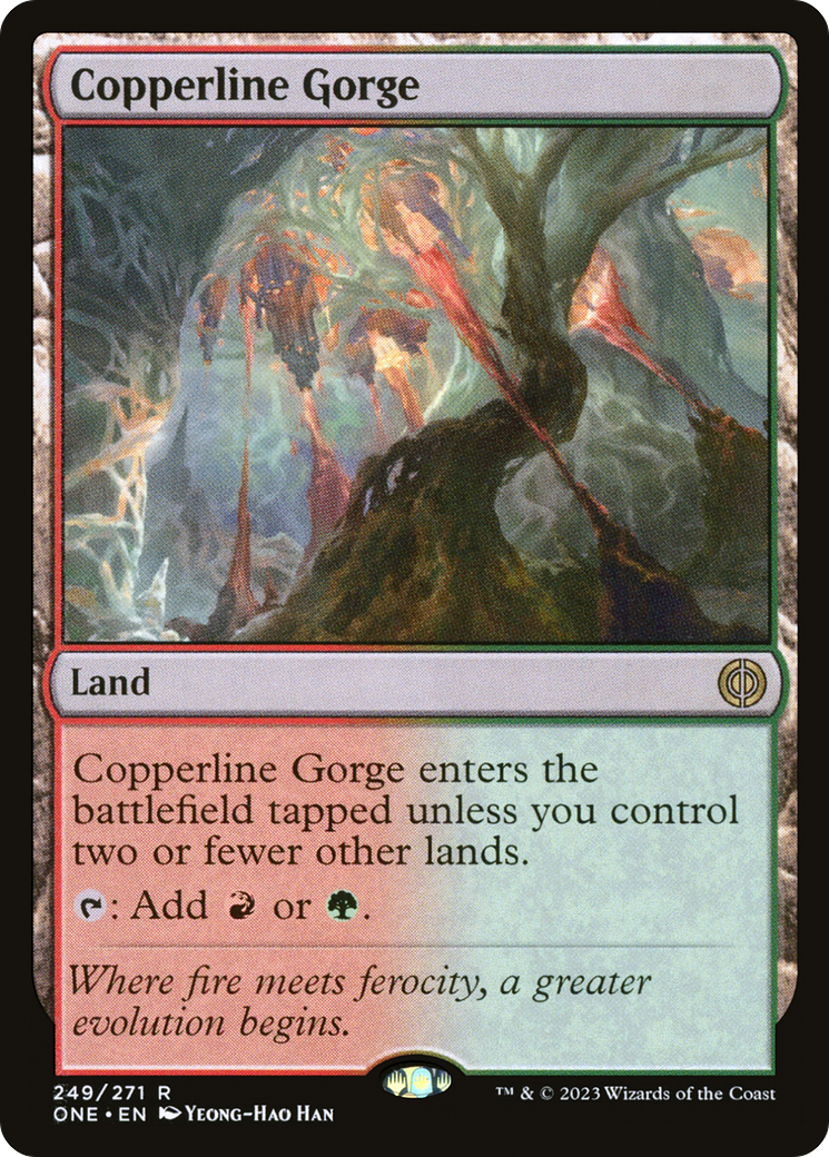 Copperline Gorge [Phyrexia: All Will Be One] | Sanctuary Gaming