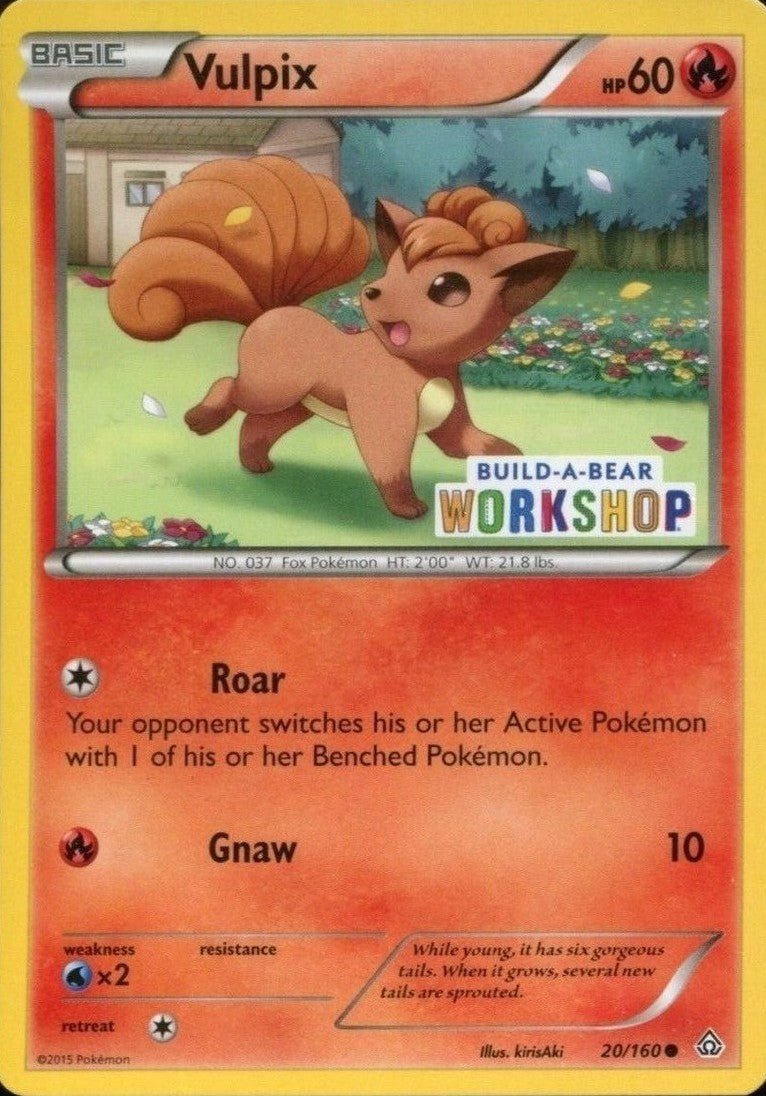 Vulpix (20/160) (Build A Bear Workshop Exclusive) [XY: Primal Clash] | Sanctuary Gaming