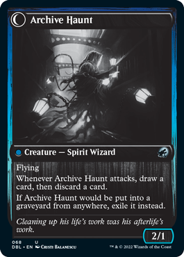 Overwhelmed Archivist // Archive Haunt [Innistrad: Double Feature] | Sanctuary Gaming