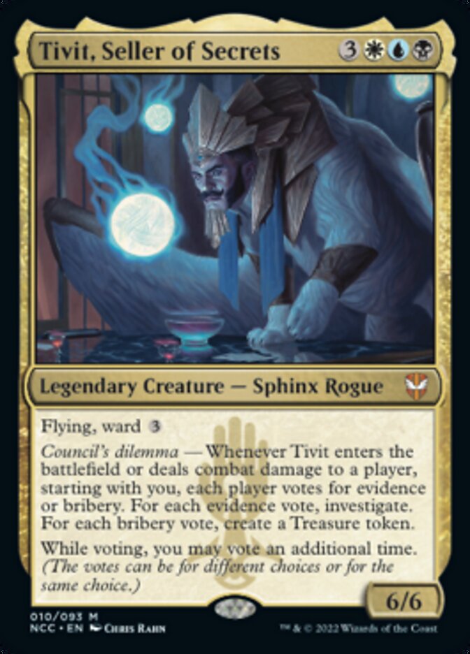 Tivit, Seller of Secrets [Streets of New Capenna Commander] | Sanctuary Gaming