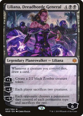Liliana, Dreadhorde General [War of the Spark] | Sanctuary Gaming