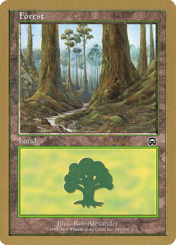Forest (jt349) (Jan Tomcani) [World Championship Decks 2001] | Sanctuary Gaming
