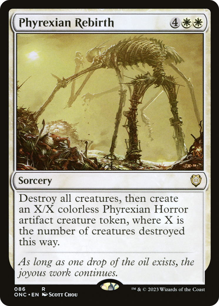 Phyrexian Rebirth [Phyrexia: All Will Be One Commander] | Sanctuary Gaming