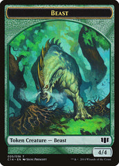 Elf Druid // Beast (020/036) Double-sided Token [Commander 2014 Tokens] | Sanctuary Gaming