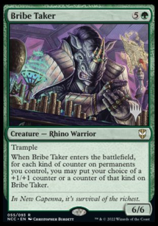 Bribe Taker (Promo Pack) [Streets of New Capenna Commander Promos] | Sanctuary Gaming
