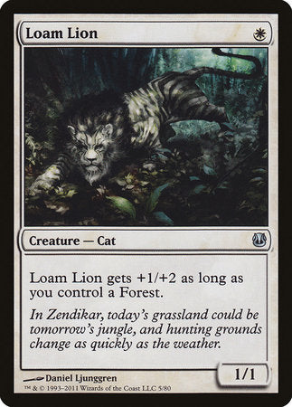 Loam Lion [Duel Decks: Ajani vs. Nicol Bolas] | Sanctuary Gaming