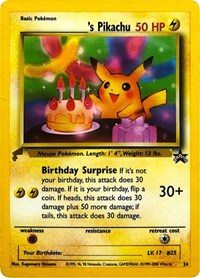 Pikachu (24) (Birthday) [Pikachu World Collection Promos] | Sanctuary Gaming