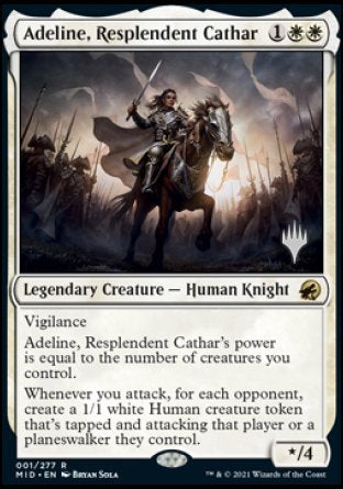 Adeline, Resplendent Cathar (Promo Pack) [Innistrad: Midnight Hunt Promos] | Sanctuary Gaming