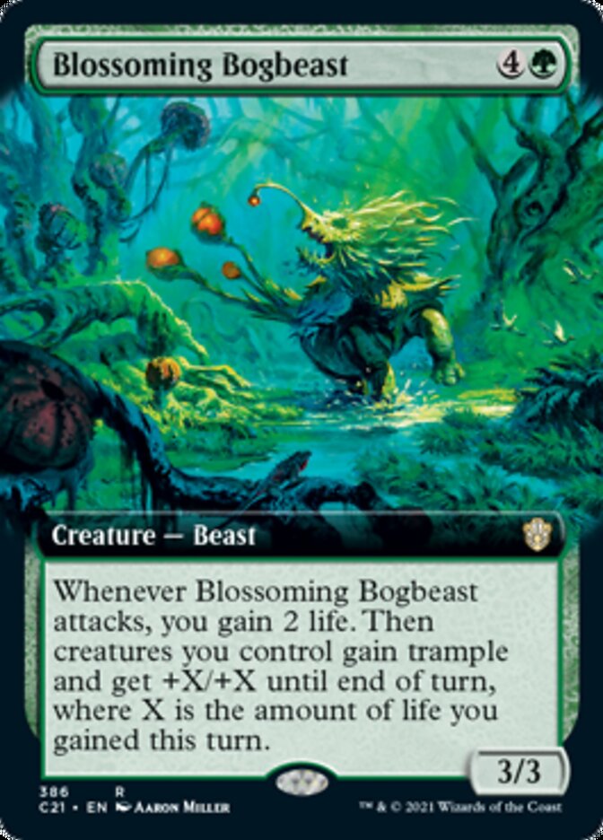 Blossoming Bogbeast (Extended) [Commander 2021] | Sanctuary Gaming