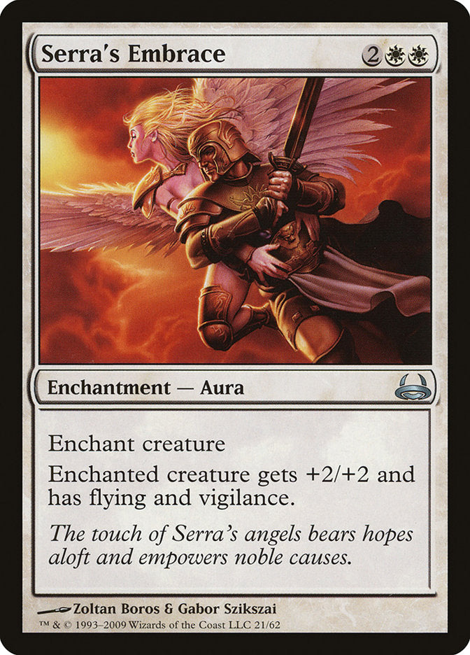 Serra's Embrace [Duel Decks: Divine vs. Demonic] | Sanctuary Gaming