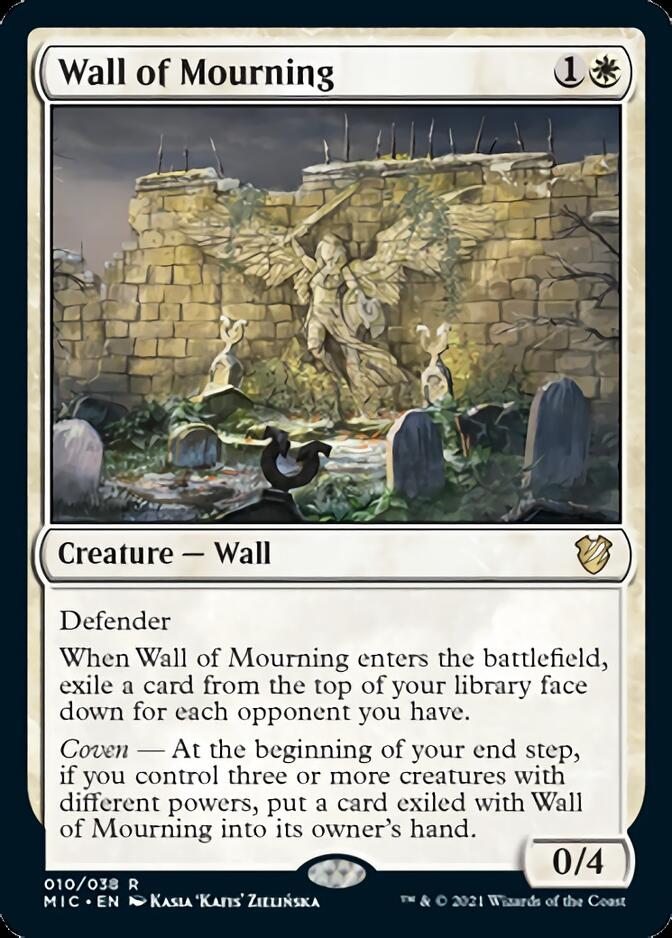 Wall of Mourning [Innistrad: Midnight Hunt Commander] | Sanctuary Gaming