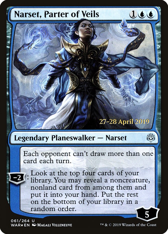 Narset, Parter of Veils  [War of the Spark Prerelease Promos] | Sanctuary Gaming
