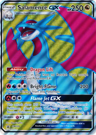 Salamence GX (SM139) (Jumbo Card) [Sun & Moon: Black Star Promos] | Sanctuary Gaming