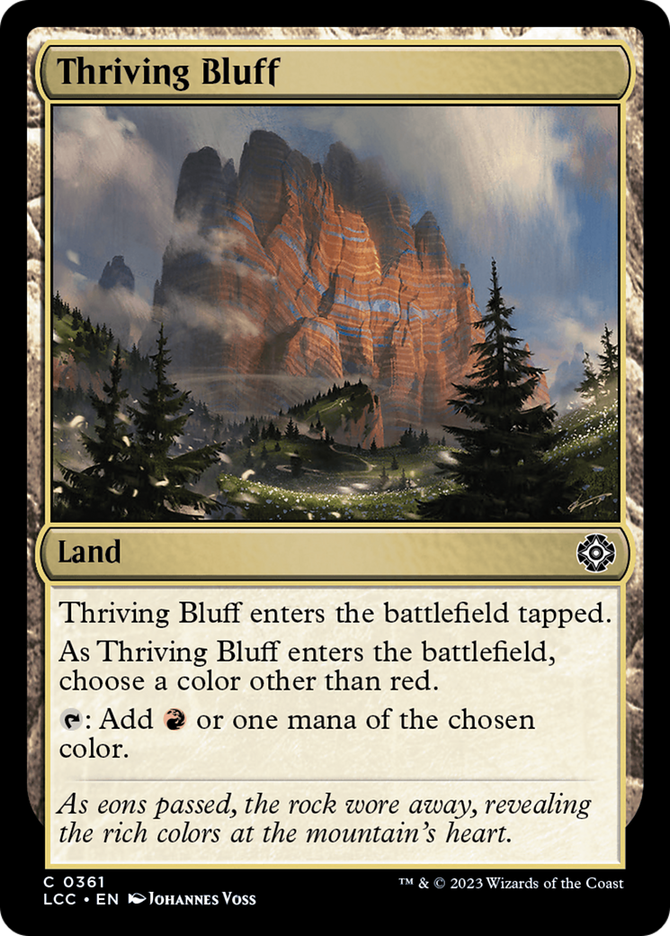 Thriving Bluff [The Lost Caverns of Ixalan Commander] | Sanctuary Gaming