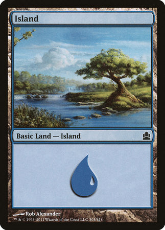 Island (303) [Commander 2011] | Sanctuary Gaming
