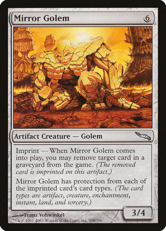 Mirror Golem [Mirrodin] | Sanctuary Gaming