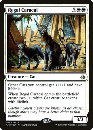 Regal Caracal [Amonkhet Promos] | Sanctuary Gaming