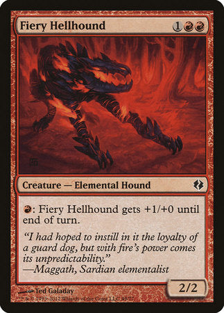 Fiery Hellhound [Duel Decks: Venser vs. Koth] | Sanctuary Gaming