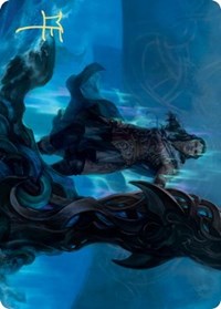 Cosima, God of the Voyage Art Card (Gold-Stamped Signature) [Kaldheim: Art Series] | Sanctuary Gaming