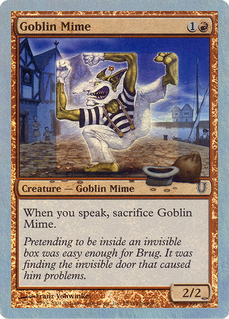 Goblin Mime (Alternate Foil) [Unhinged] | Sanctuary Gaming