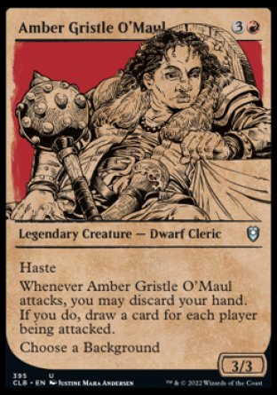 Amber Gristle O'Maul (Showcase) [Commander Legends: Battle for Baldur's Gate] | Sanctuary Gaming