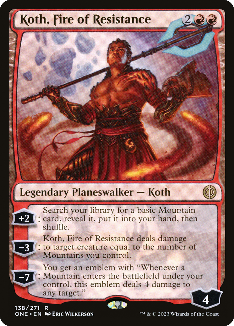Koth, Fire of Resistance [Phyrexia: All Will Be One] | Sanctuary Gaming