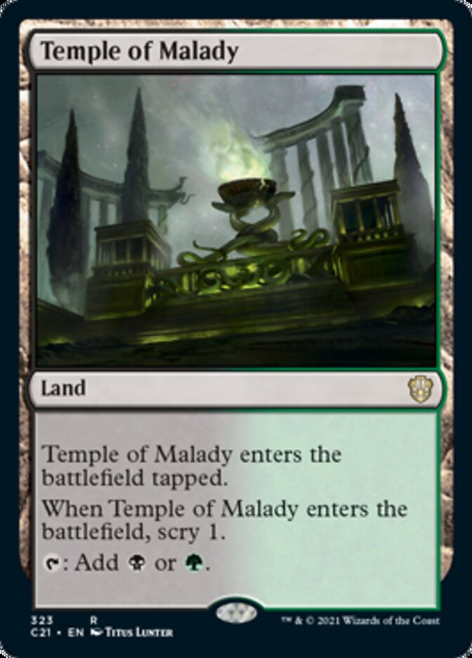Temple of Malady [Commander 2021] | Sanctuary Gaming