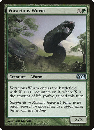 Voracious Wurm [Magic 2014] | Sanctuary Gaming