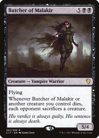 Butcher of Malakir [Commander 2017] | Sanctuary Gaming