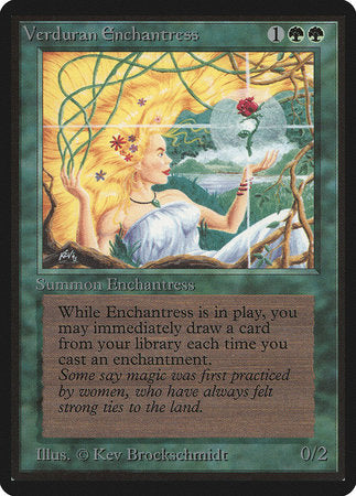 Verduran Enchantress [Limited Edition Beta] | Sanctuary Gaming