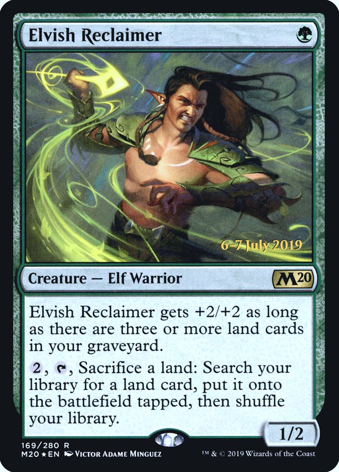 Elvish Reclaimer  [Core Set 2020 Prerelease Promos] | Sanctuary Gaming