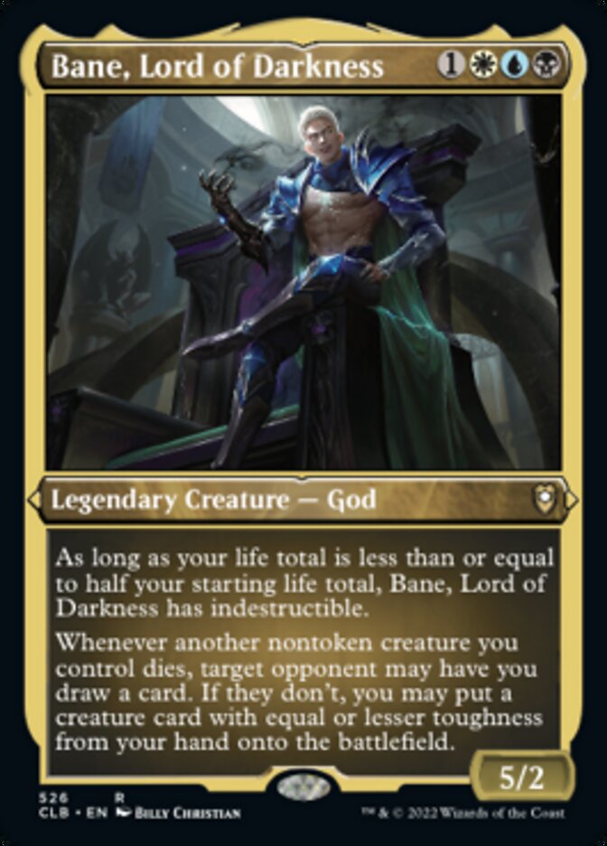 Bane, Lord of Darkness (Foil Etched) [Commander Legends: Battle for Baldur's Gate] | Sanctuary Gaming
