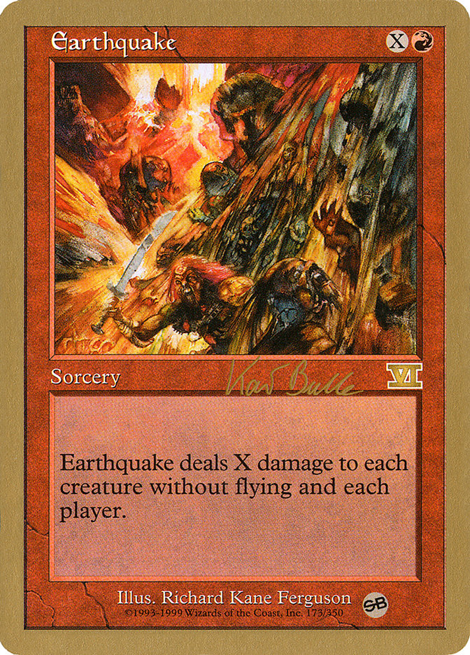 Earthquake (Kai Budde) (SB) [World Championship Decks 1999] | Sanctuary Gaming