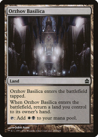 Orzhov Basilica [Commander 2011] | Sanctuary Gaming