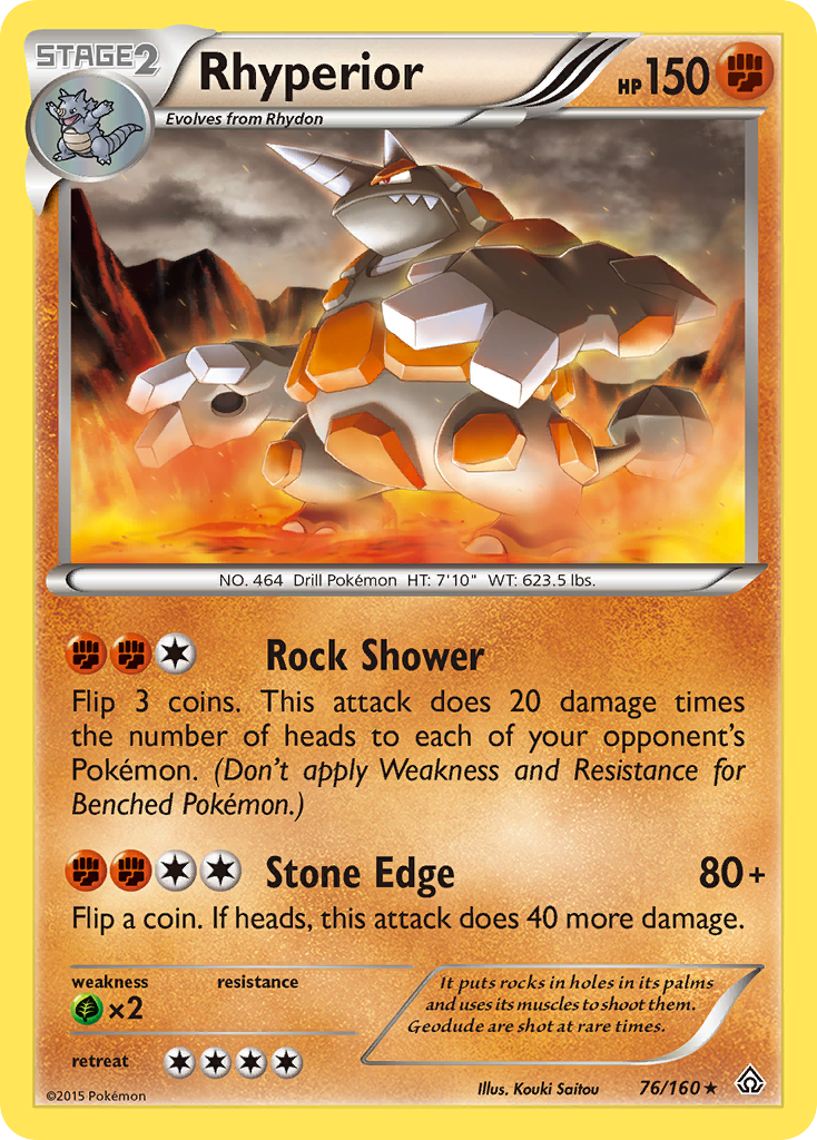 Rhyperior (76/160) [XY: Primal Clash] | Sanctuary Gaming