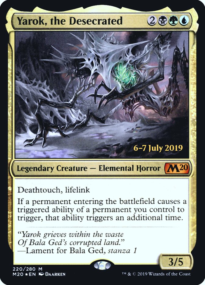 Yarok, the Desecrated  [Core Set 2020 Prerelease Promos] | Sanctuary Gaming