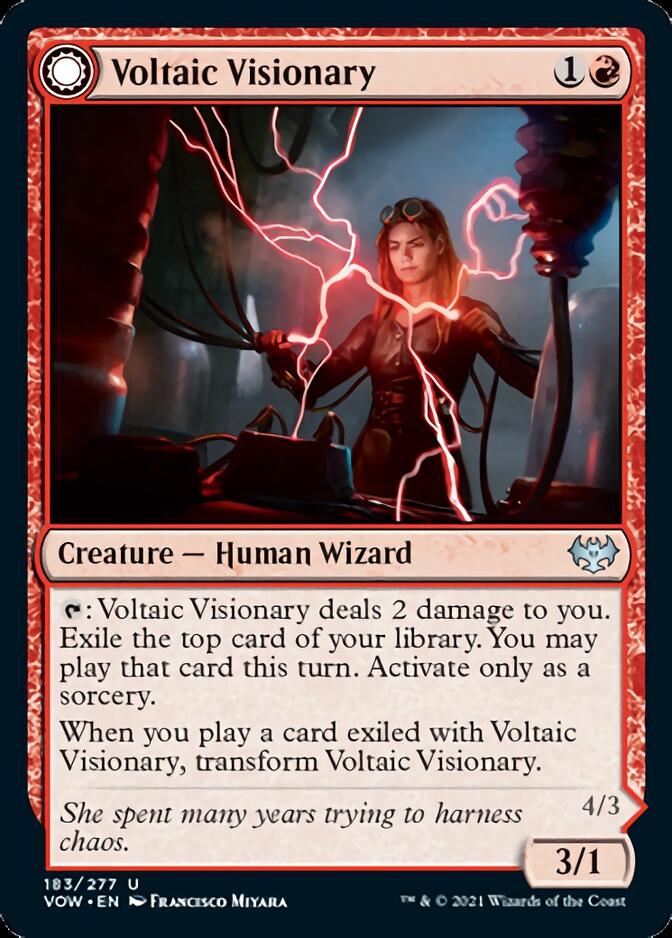 Voltaic Visionary // Volt-Charged Berserker [Innistrad: Crimson Vow] | Sanctuary Gaming